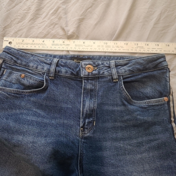 massimo dutti Womens SZ 8 mid rise slim cropped jeans - Picture 12 of 12